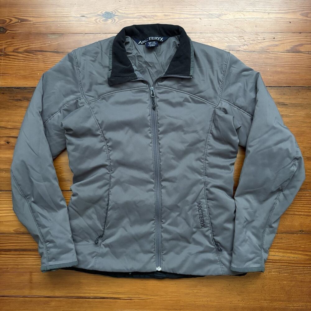Vintage Arc'teryx Soft Shell Gamma Jacket Women's Size S Full Zip Gray
